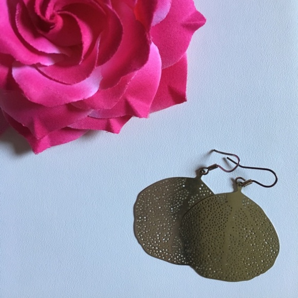 2 for $20 - Round gold earrings